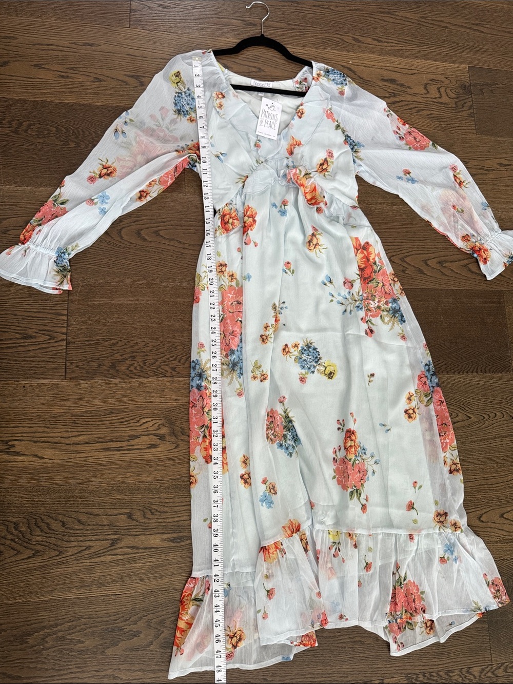 118 PATRONS OF PEACE 🕊️ - NWT floral long sleeve maxi dress - Picture 6 of 7